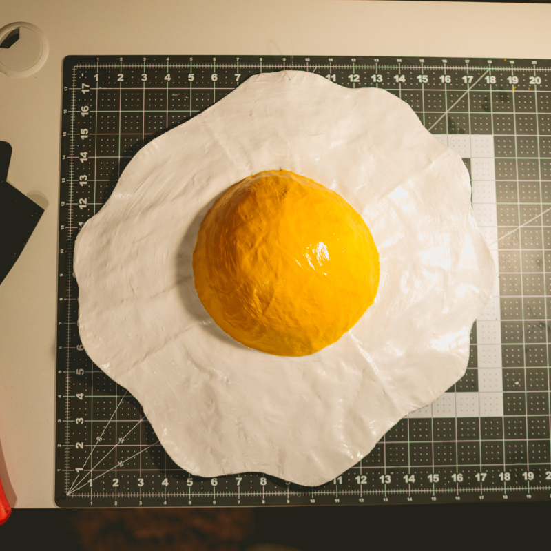 Giant Egg - Paper Mache Wall Sculpture - Image 11