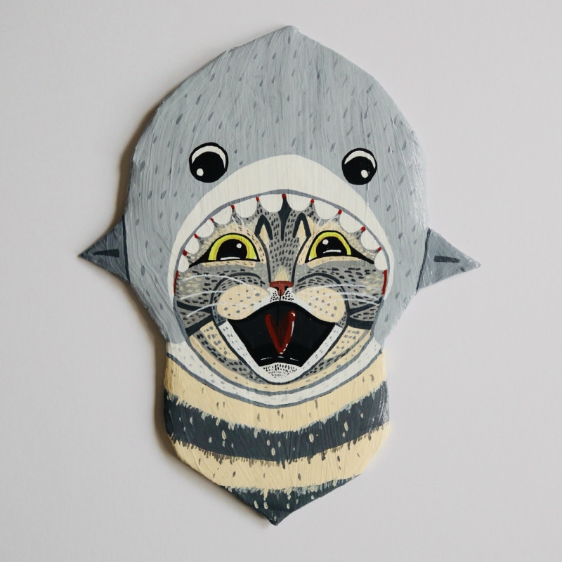 Tully & Dexter Cat Heads - Custom for Cat!