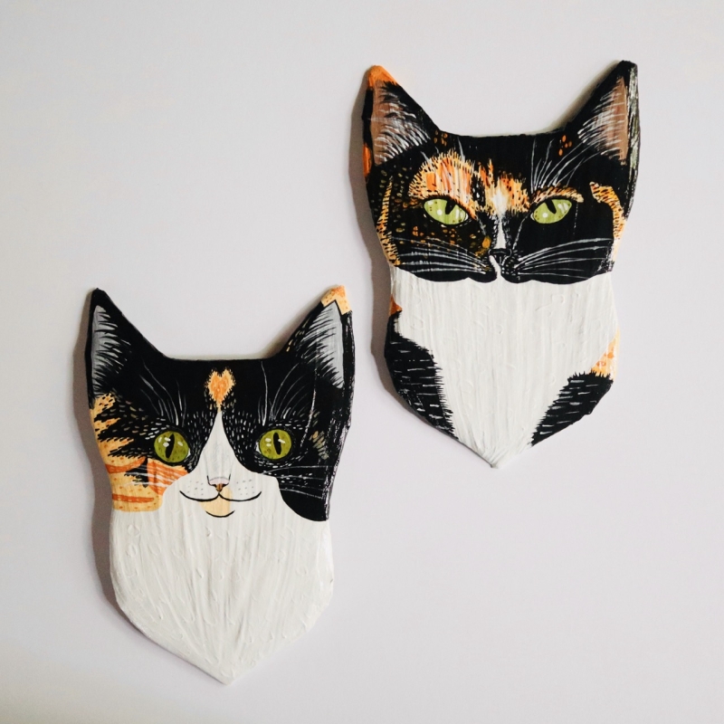 Pancake & Panini Cat Heads - Custom for Shawna - Image 2