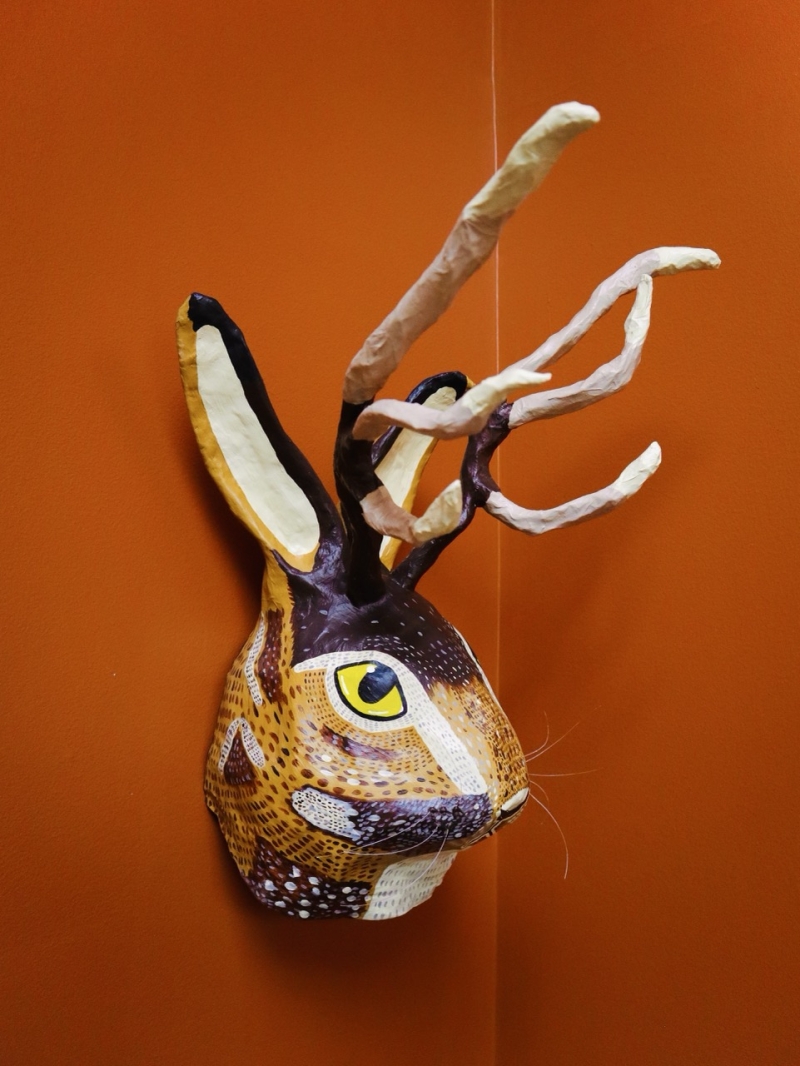 Henry the Jackalope - Custom for Amanda M.