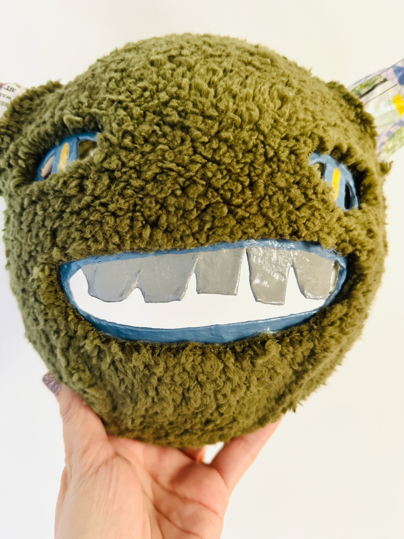 Foosh - Paper Mache Monster Wall Hanging - Image 3