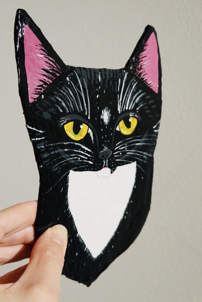 Roscoe Cat Head - Custom for Sara M. - Image 2