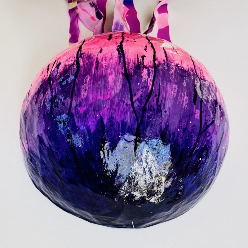 Joanna - Paper Mache Jellyfish Wall Hanging - Image 6